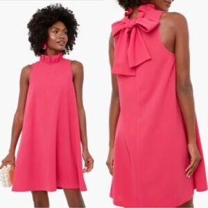 Tuckernuck x Pomander Place | Blythe Bow Back Dress in Hot Pink XS Cocktail Mod